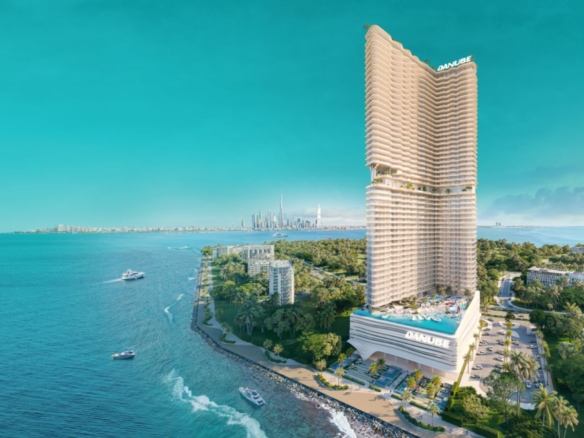 BREEZ by Danube residential building at Dubai Maritime City